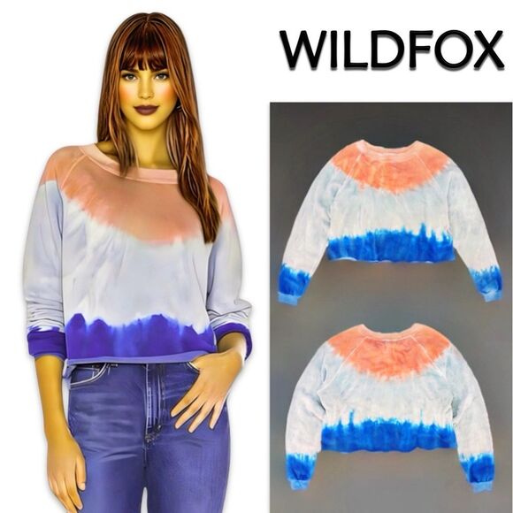 NWT Wildfox Monte Crop Sweatshirt - Picture 16 of 16